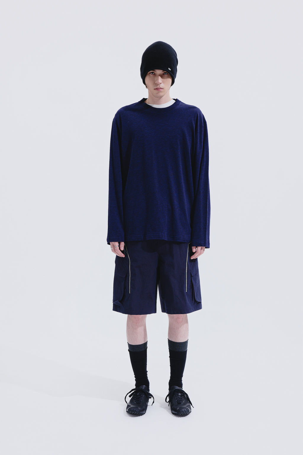 Texture Back Detail LS T-shirt