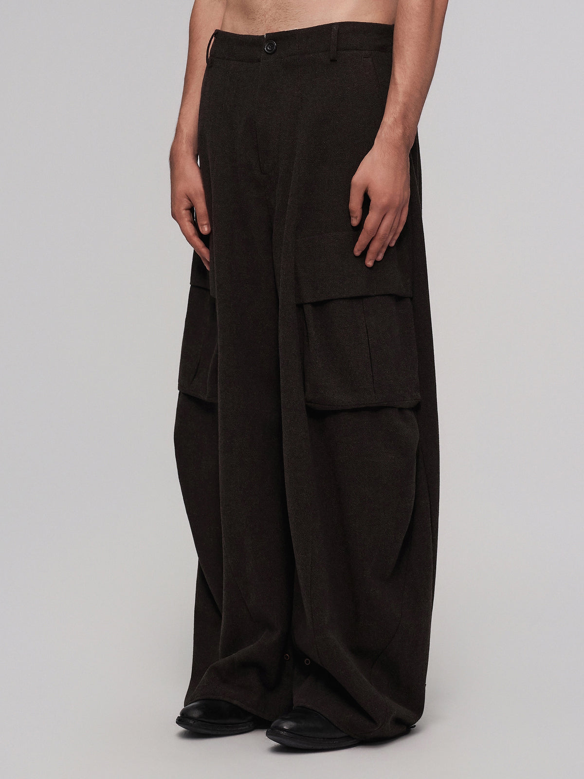 Fugue Curved-Leg Trousers