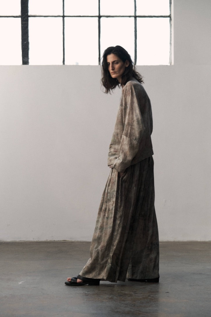 Multi-pleat culottes