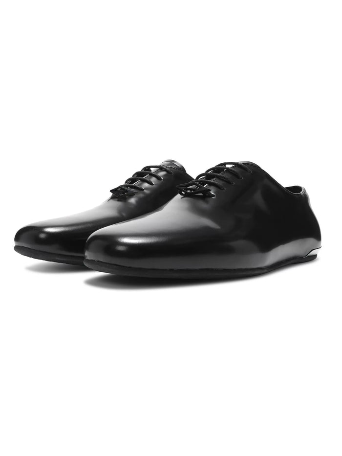 Metallic Leather Derby Shoes