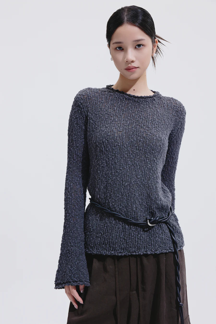 WS Textured Bell-Sleeve Sweater