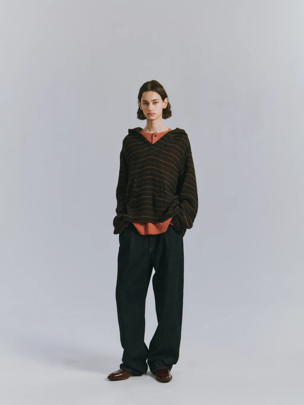 Cut Border Hoodie