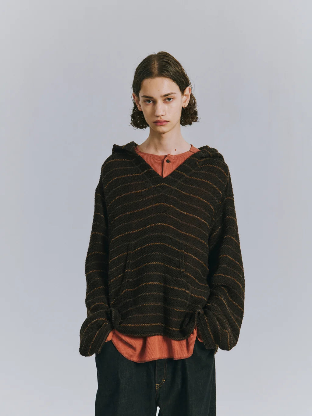 Cut Border Hoodie