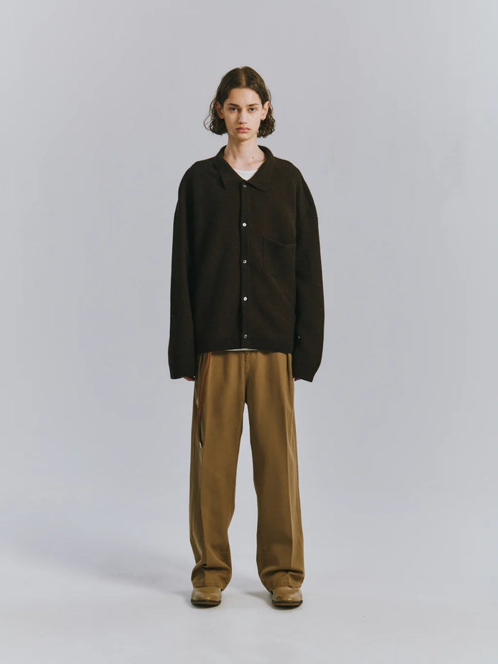 Shetland Wool Knit Shirt