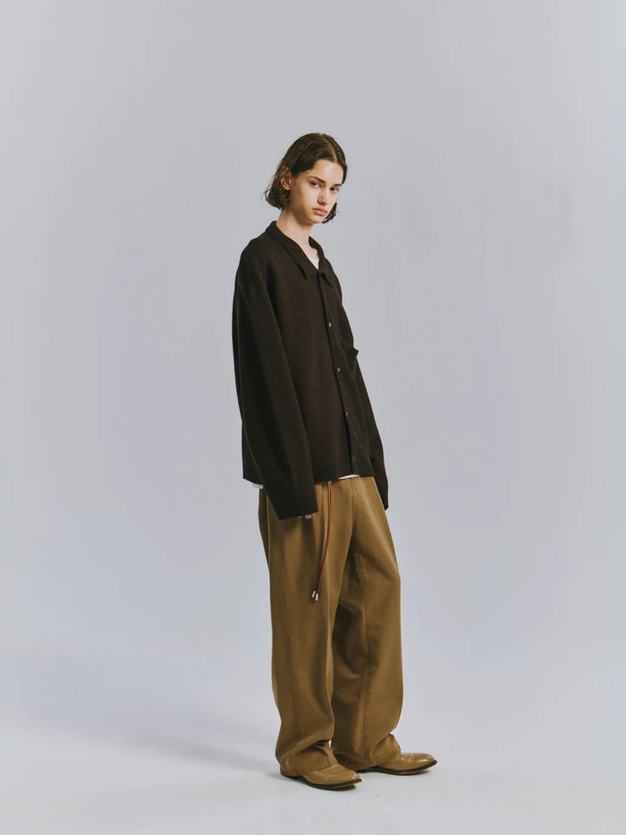 Shetland Wool Knit Shirt