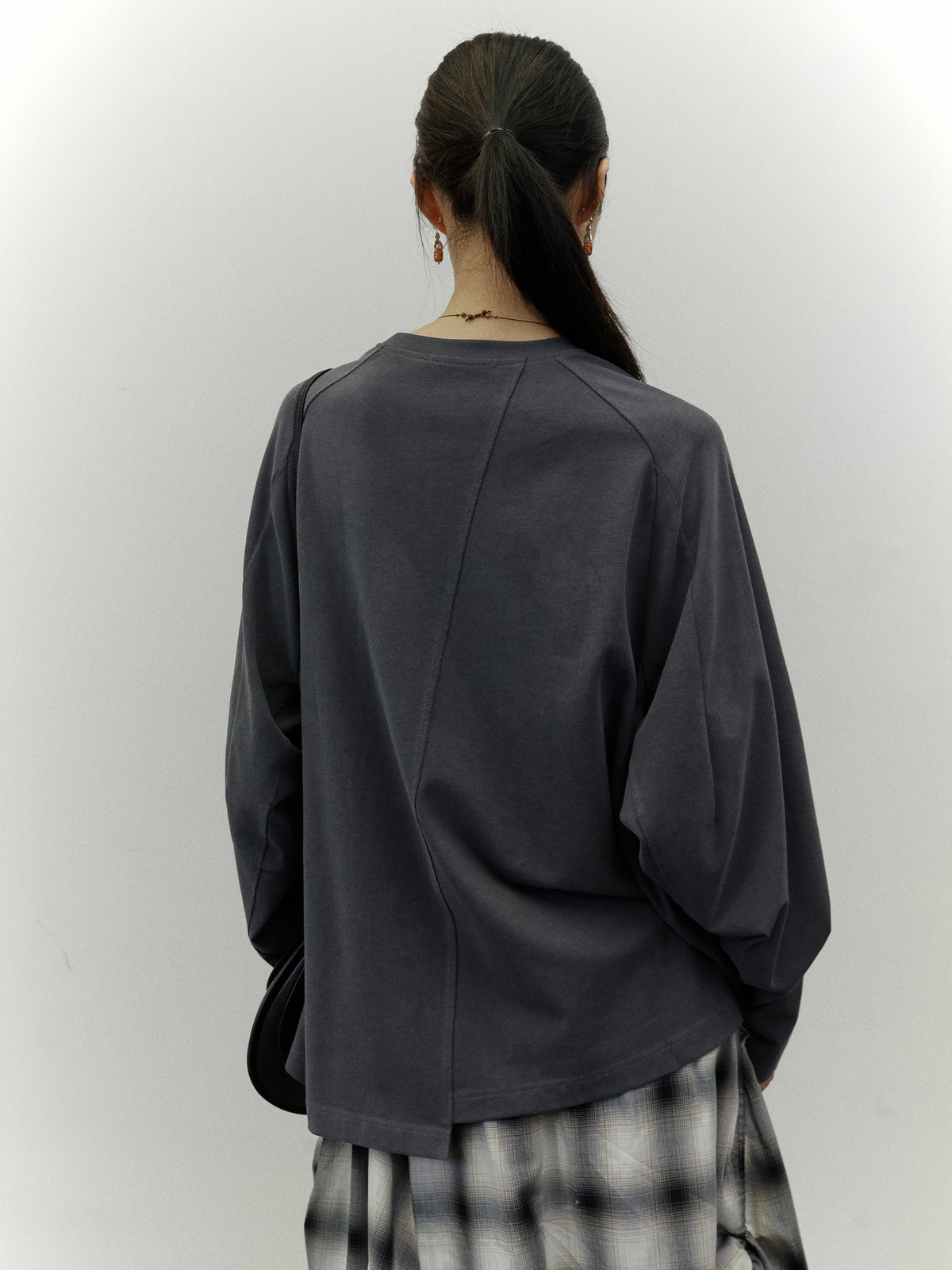 Split Oversized LS T-shirt