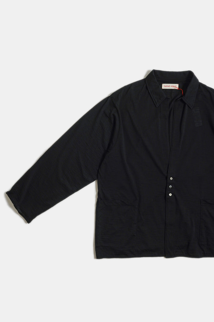 Barbell Object 3B Cardigan, Black, side