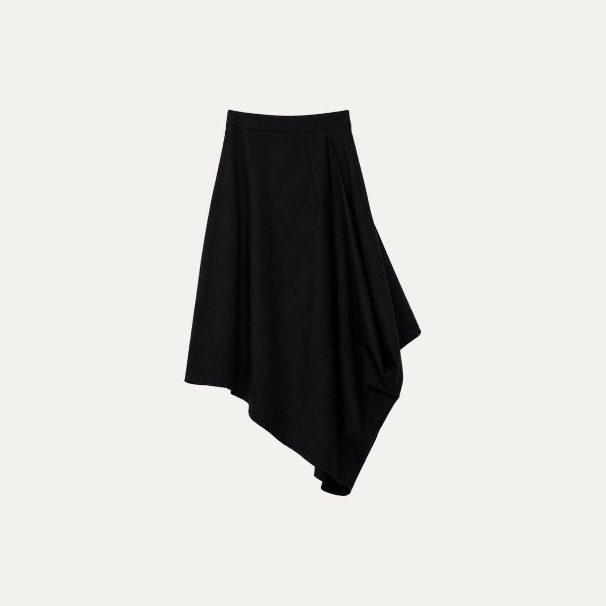 Wool Asymmetrical Skirt