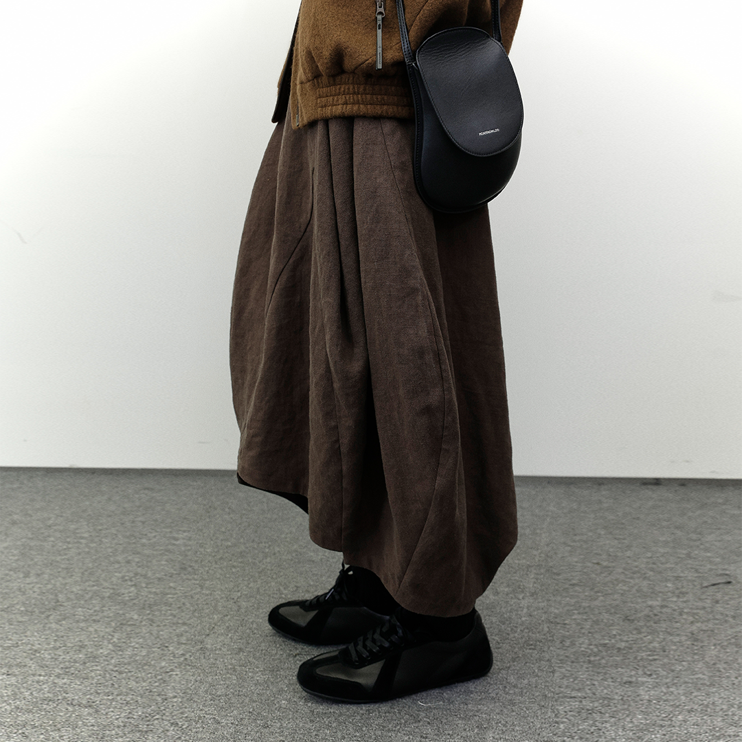 Split Cocoon Skirt