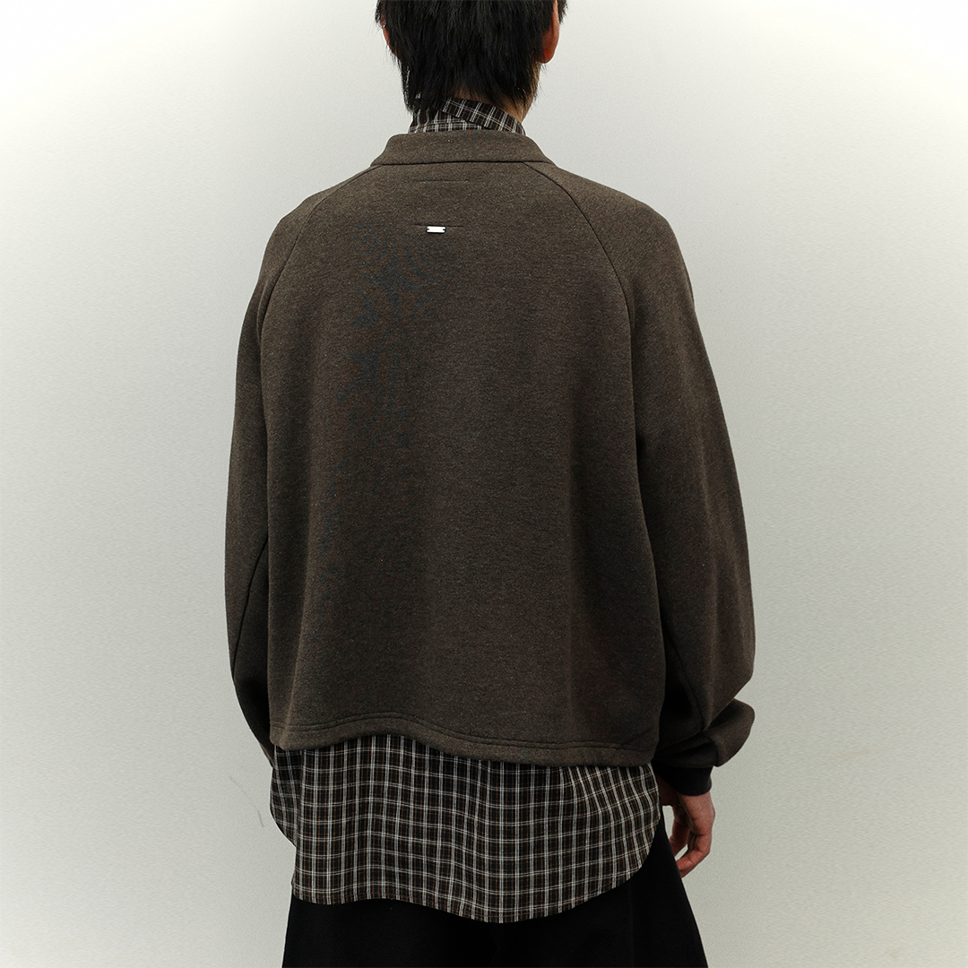 Oblique Zipper Sweatshirt
