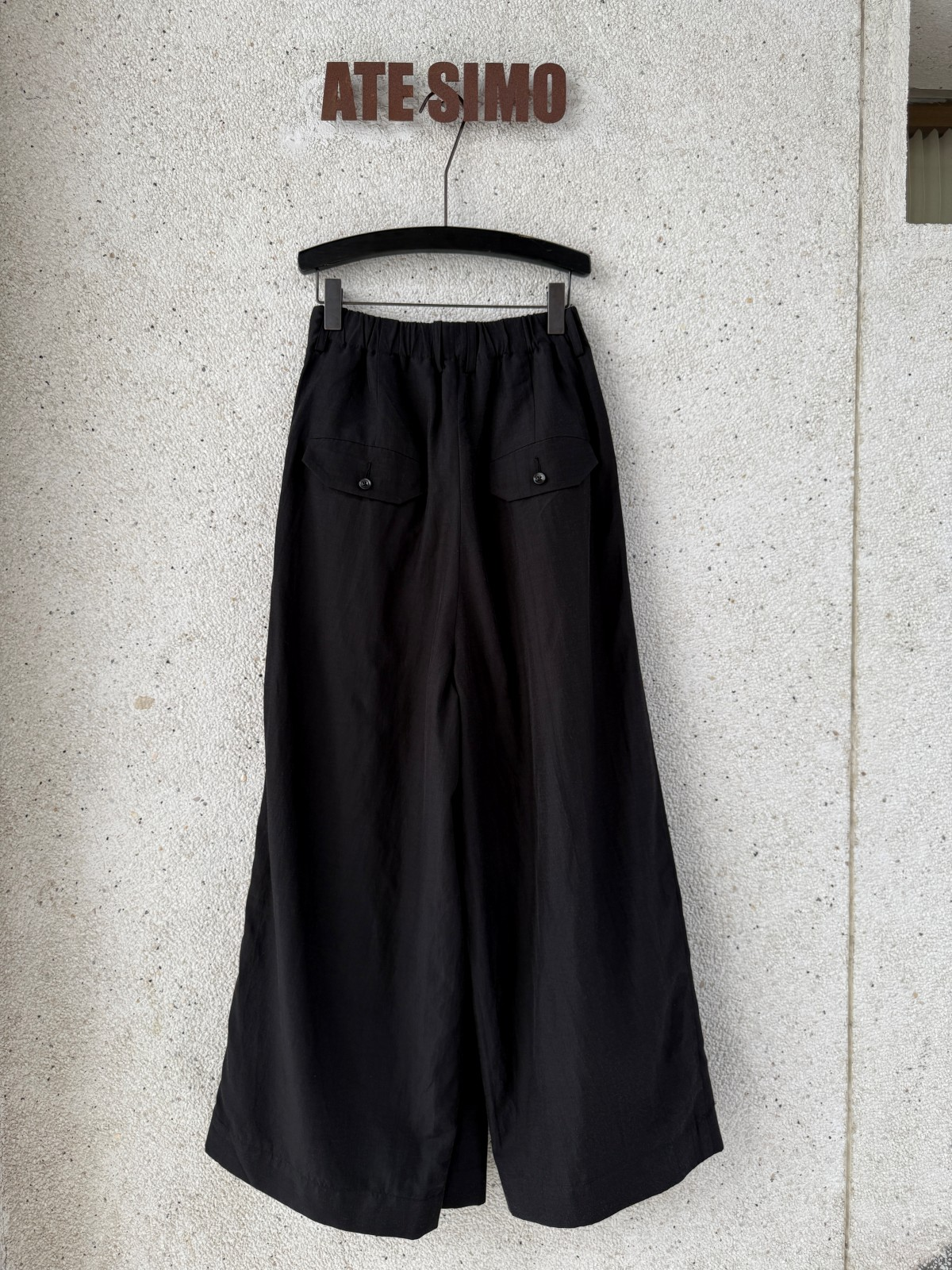 Side-panel wide-leg culottes