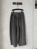 Multi-pleat relaxed-fit trousers