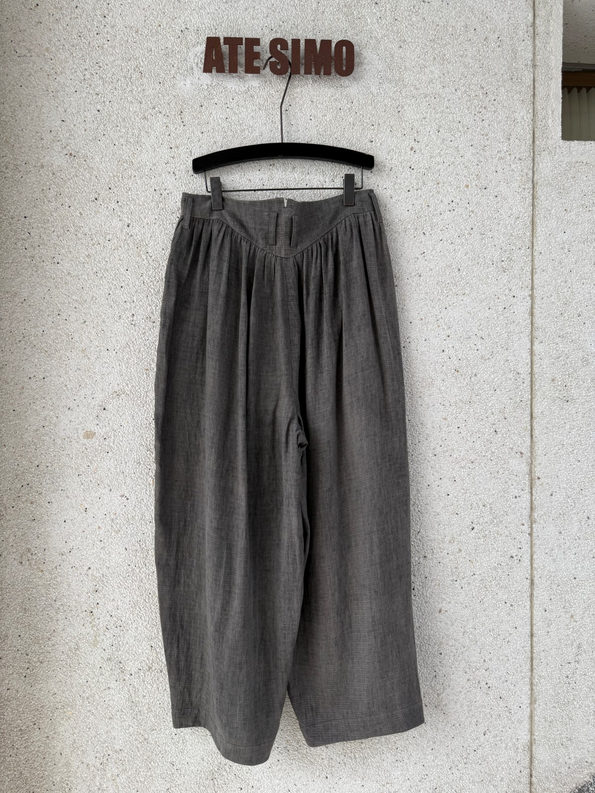 Multi-pleat relaxed-fit trousers