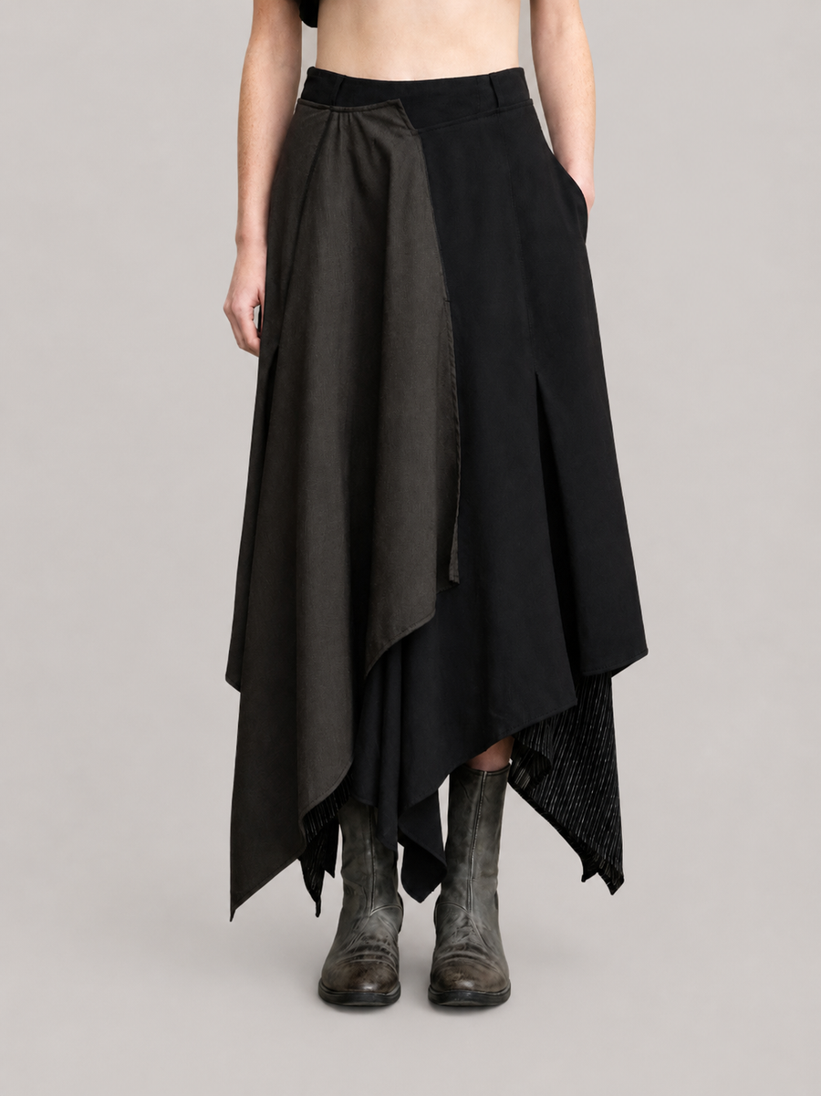 Fallen Blossom Asymmetric Dress