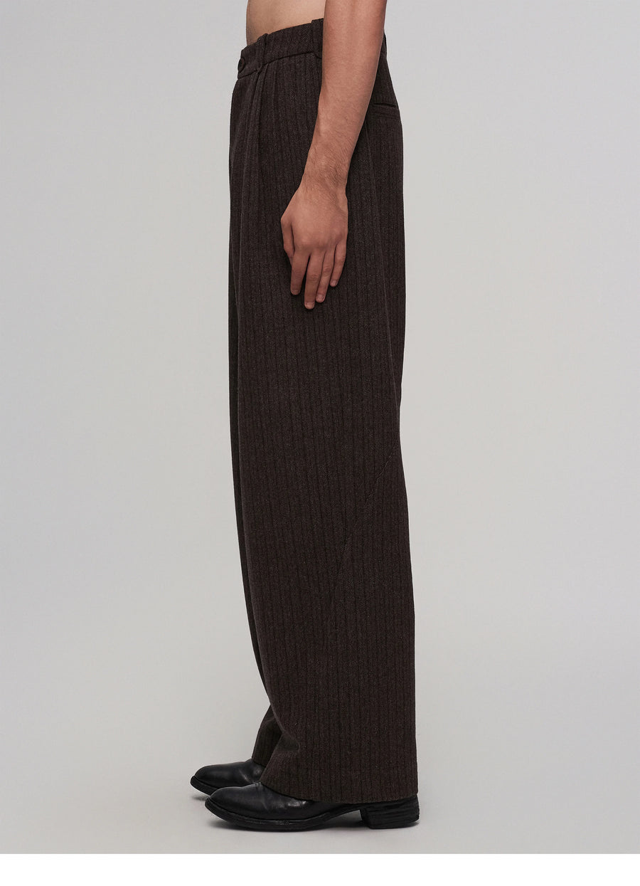 Basic Suit Pants (Brown)