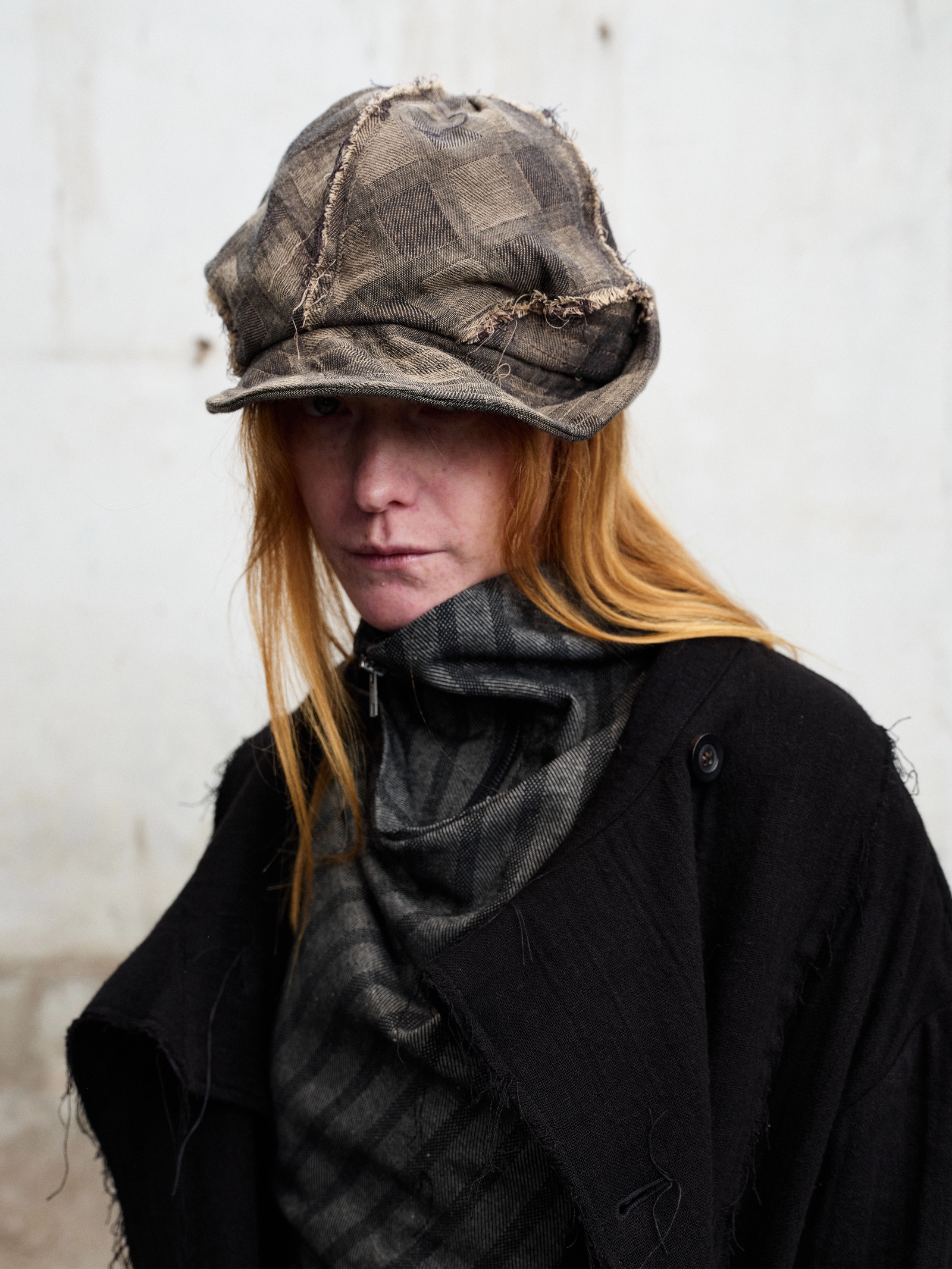 Raw-Edge Folded Hat