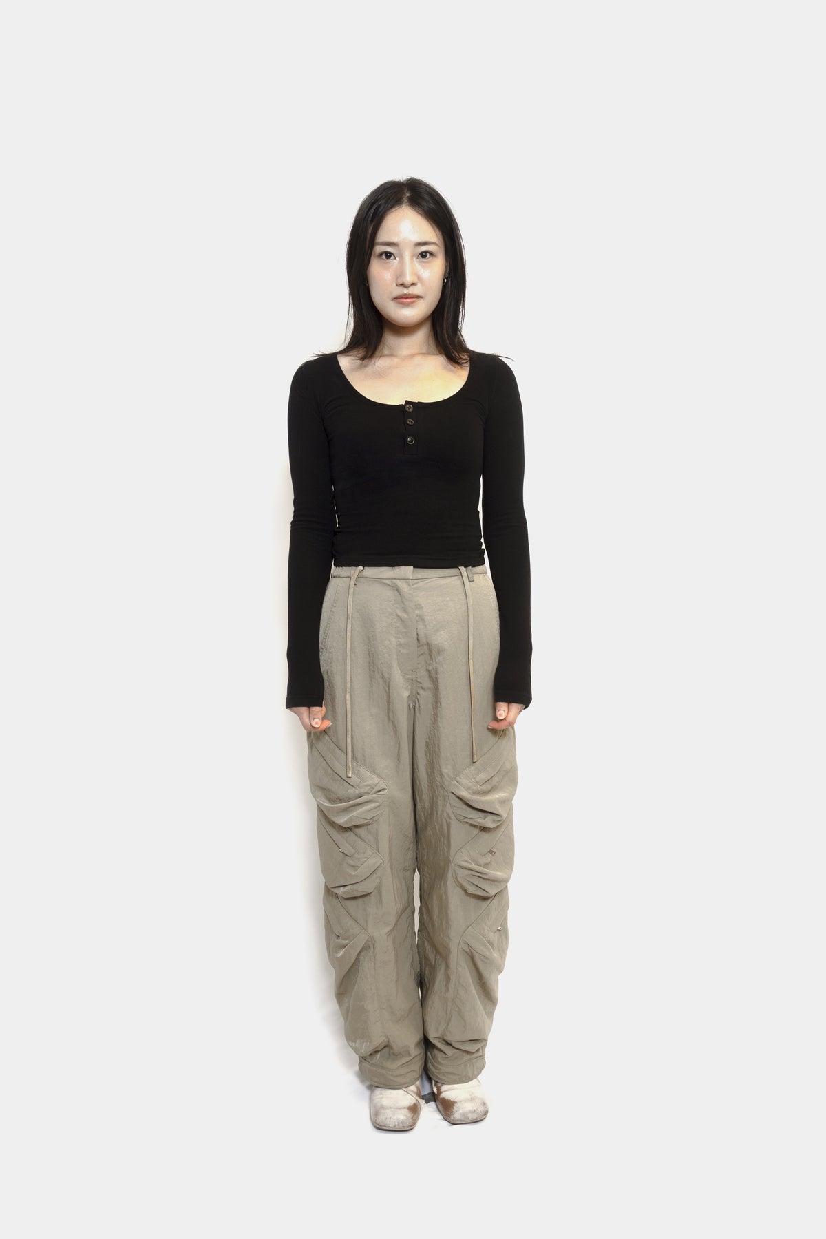 Signature Cargo Pants (Rock Grey)