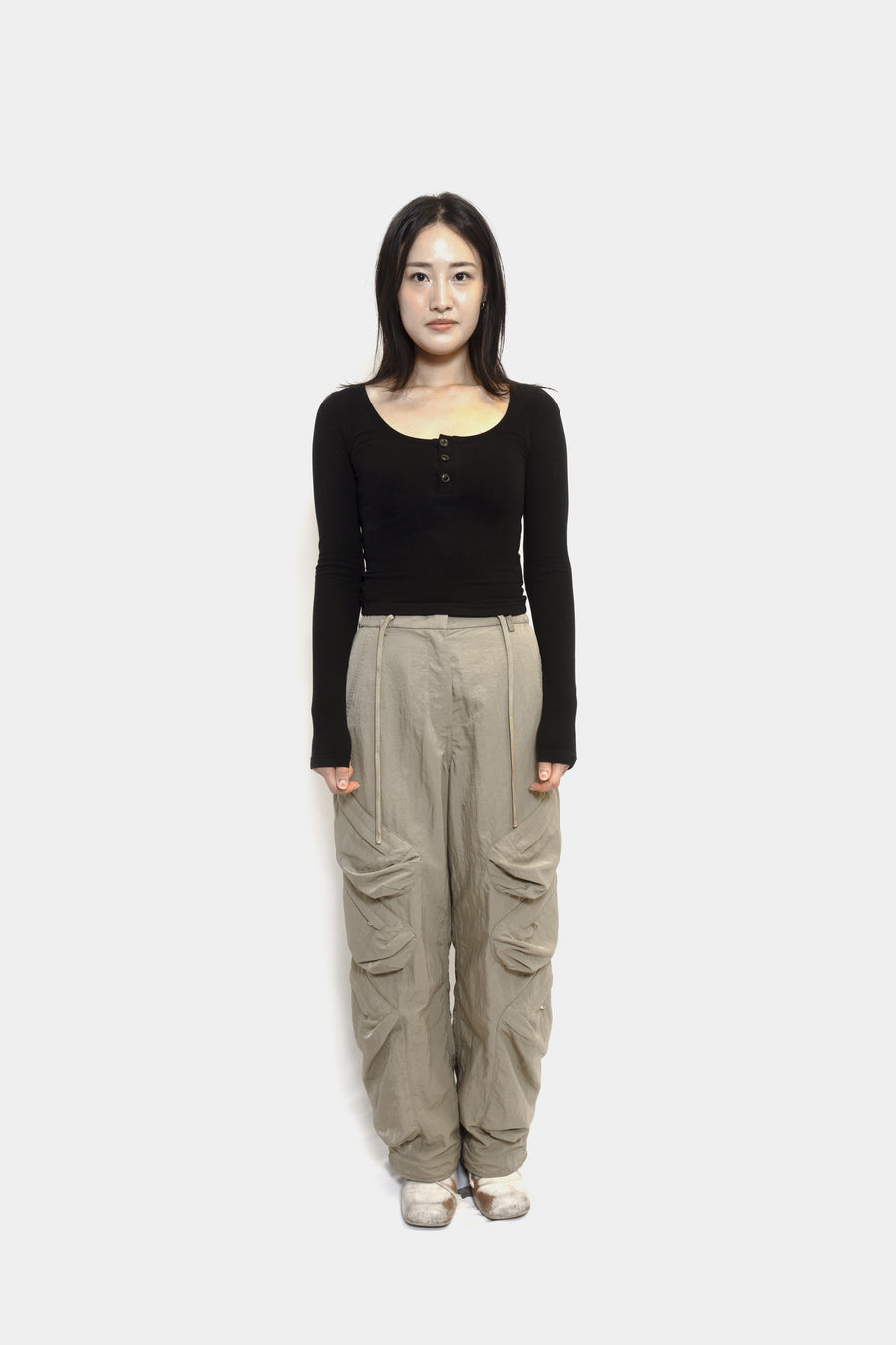 Signature Cargo Pants (Rock Grey)
