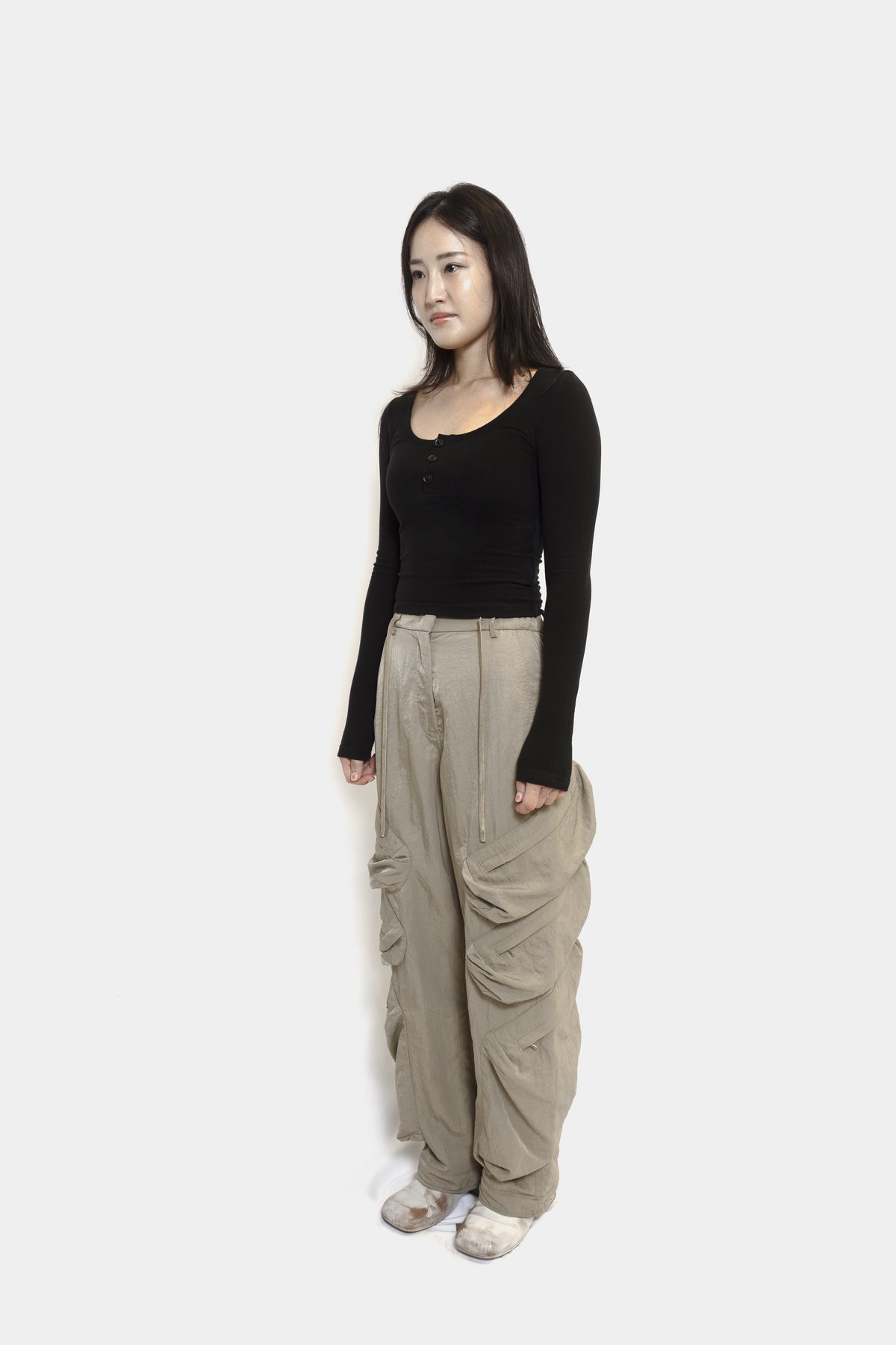 Signature Cargo Pants (Rock Grey)