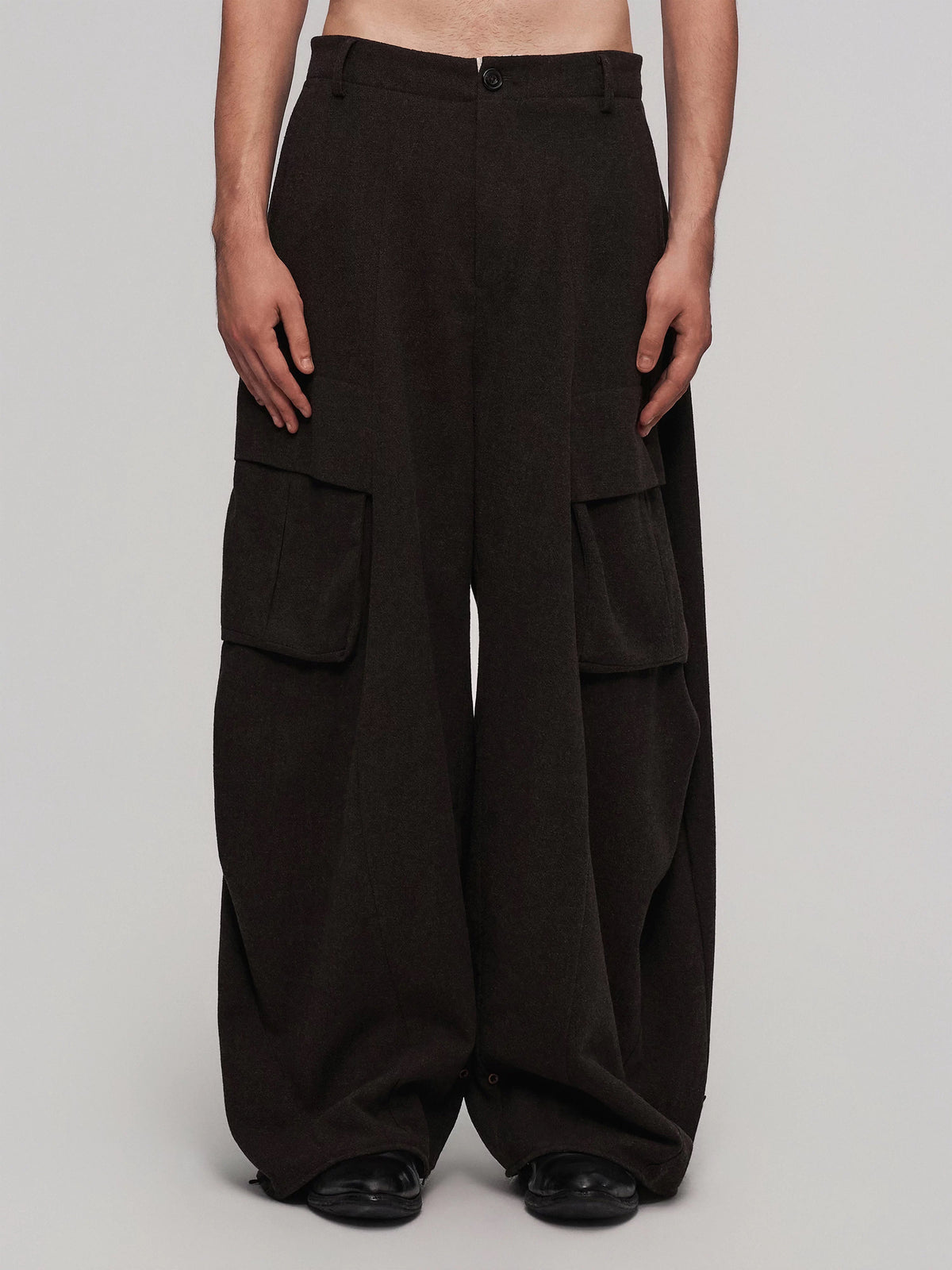 Fugue Curved-Leg Trousers