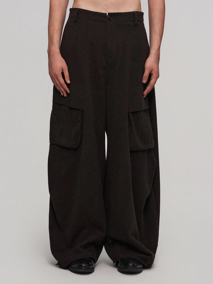 Fugue Curved-Leg Trousers