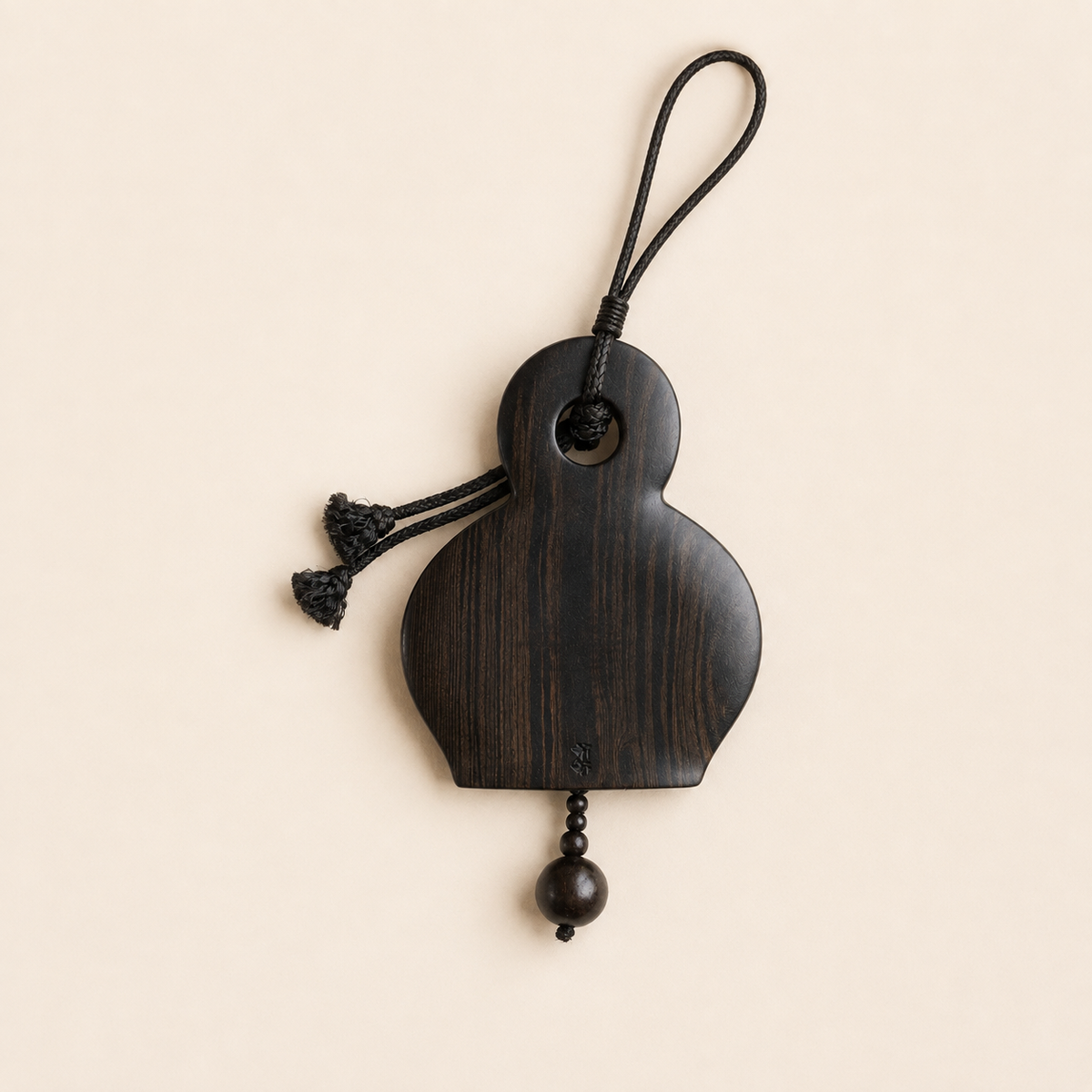 Jingsi Bell Ebony Bag Charm