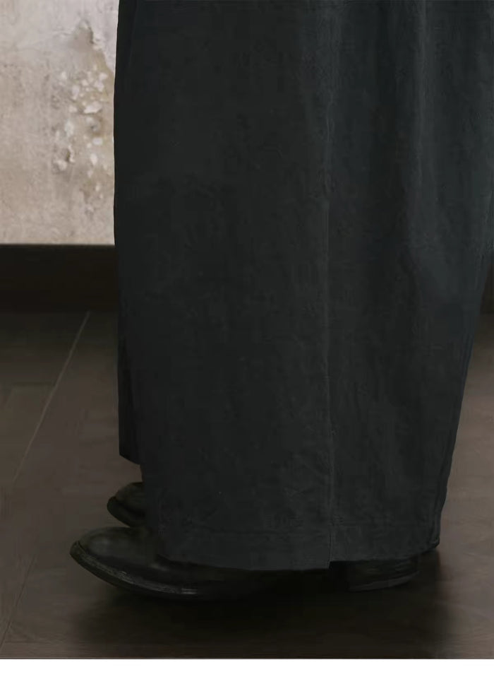Multi-Pleat Samurai Pants