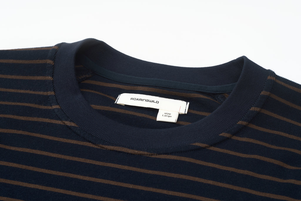 Wool-Blend Striped LS T-shirt