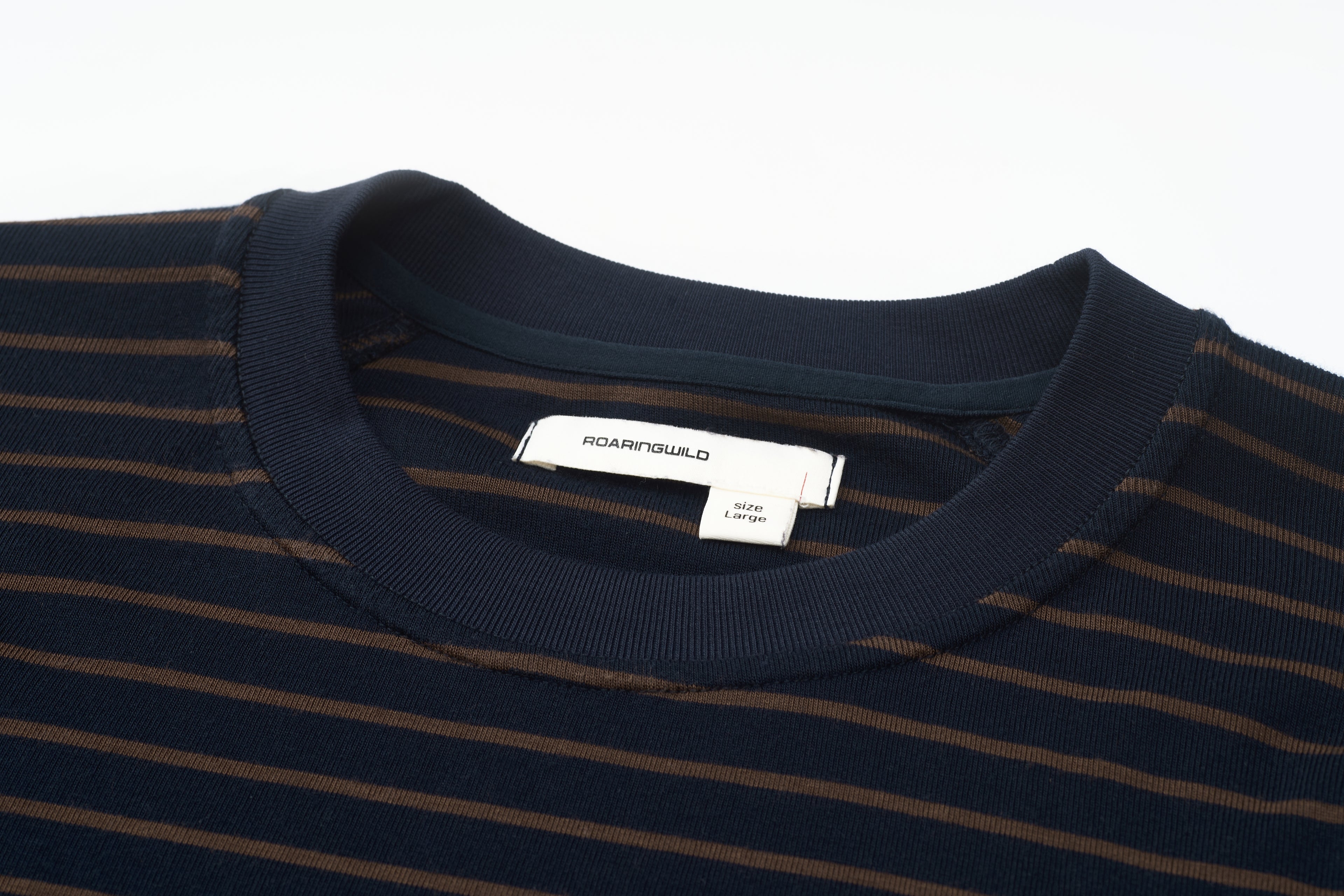 Wool-Blend Striped LS T-shirt