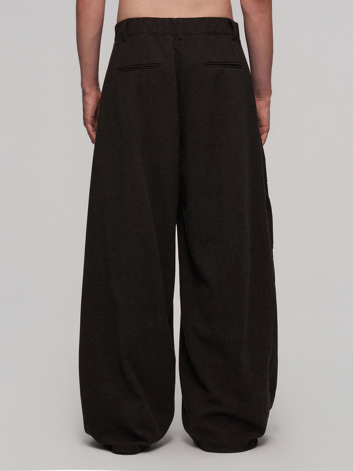 Fugue Curved-Leg Trousers