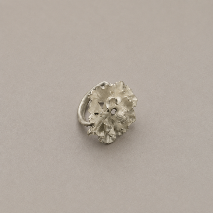 Blooming Hibiscus Ring