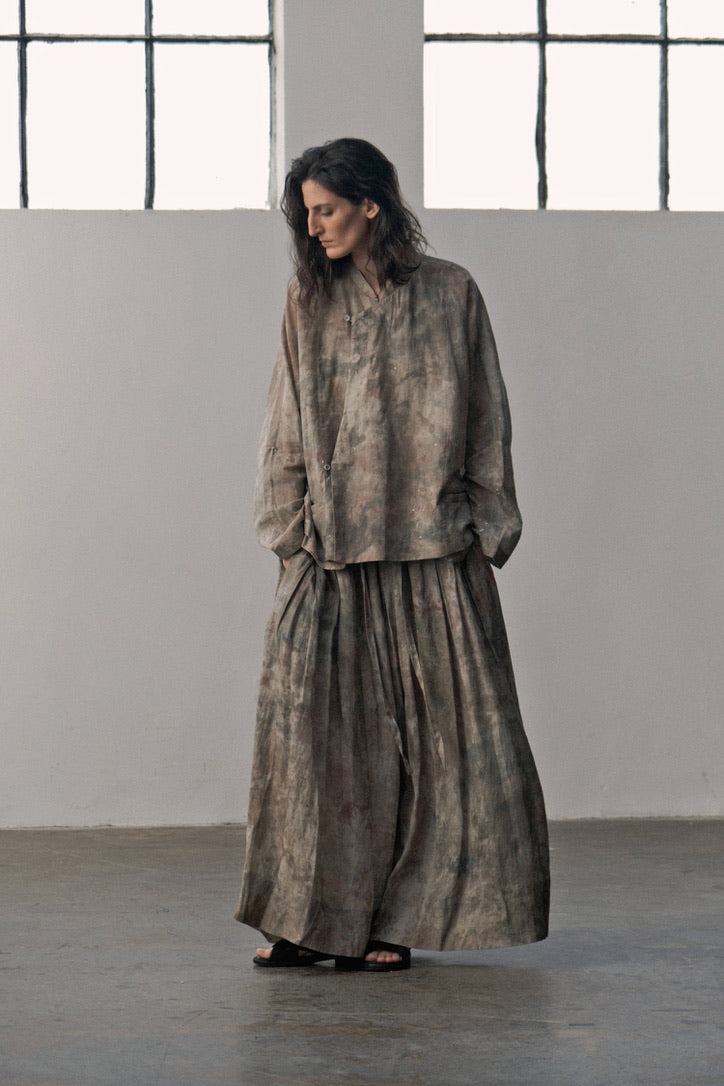 Multi-pleat culottes