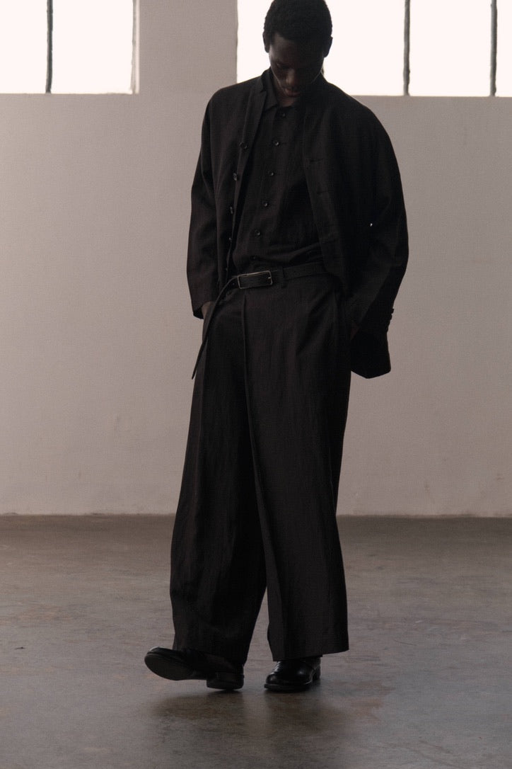 Side-panel wide-leg culottes