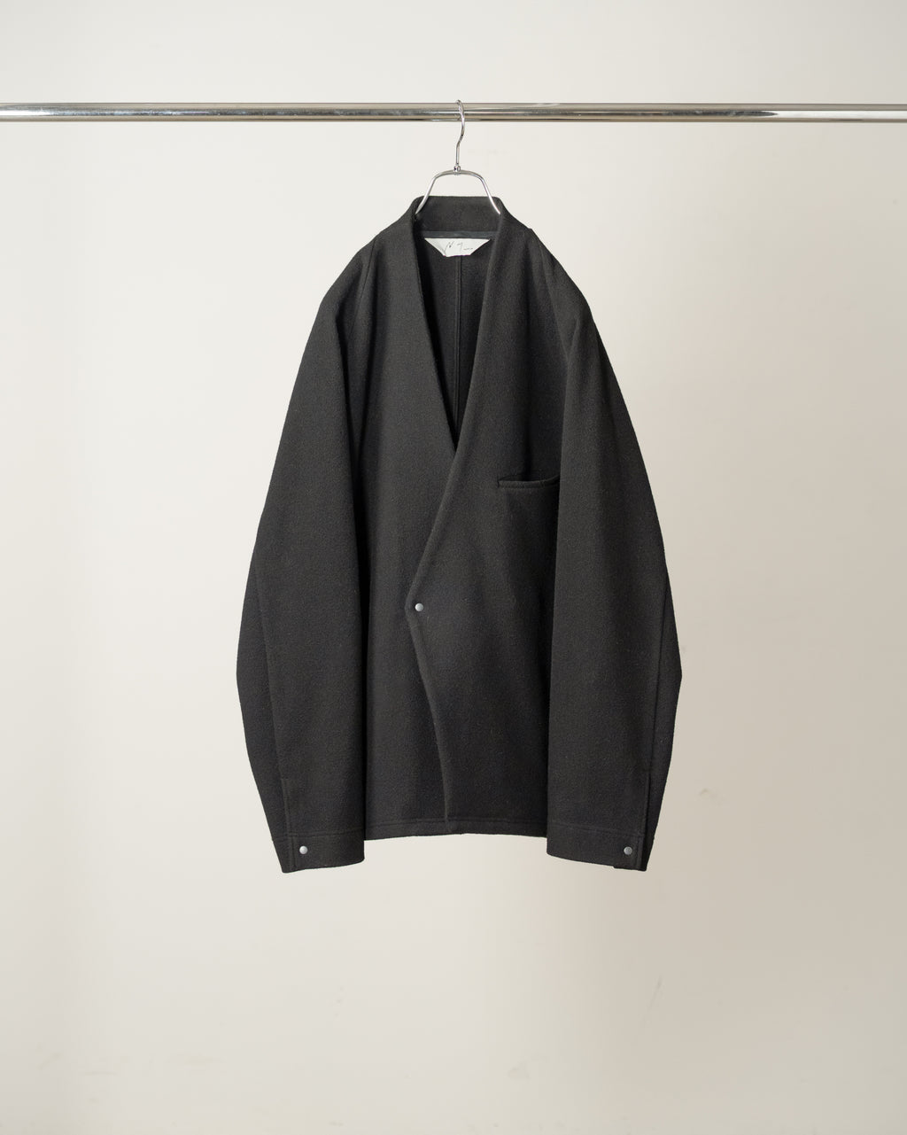 W/CA No Collar Double Jacket