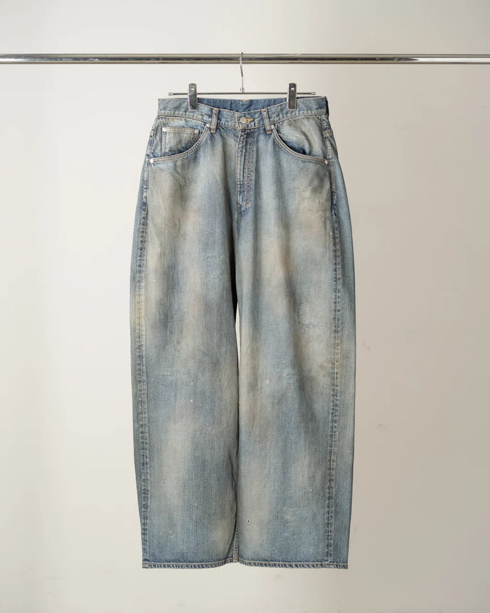 Straight Wide Denim Pants