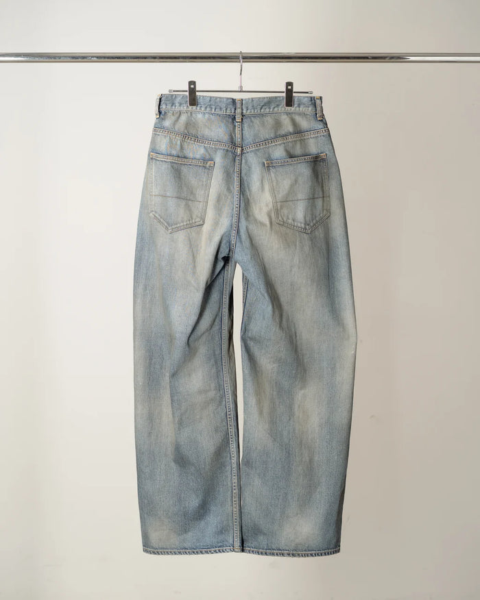 Straight Wide Denim Pants