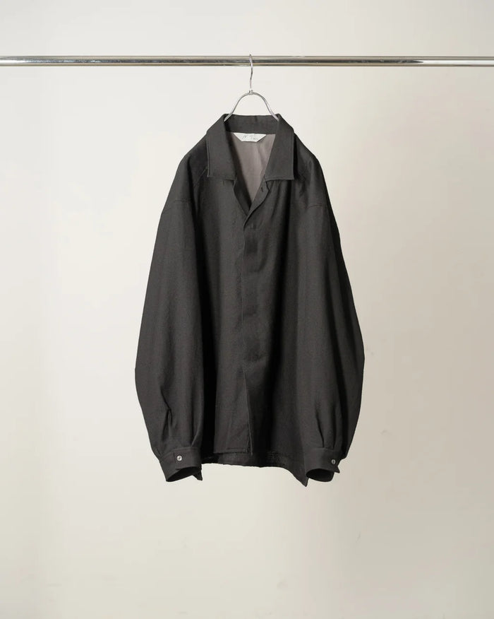 Wool Cross-Line Shirt