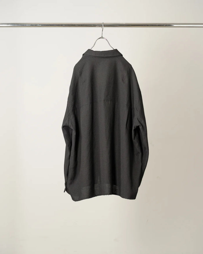 Wool Cross-Line Shirt
