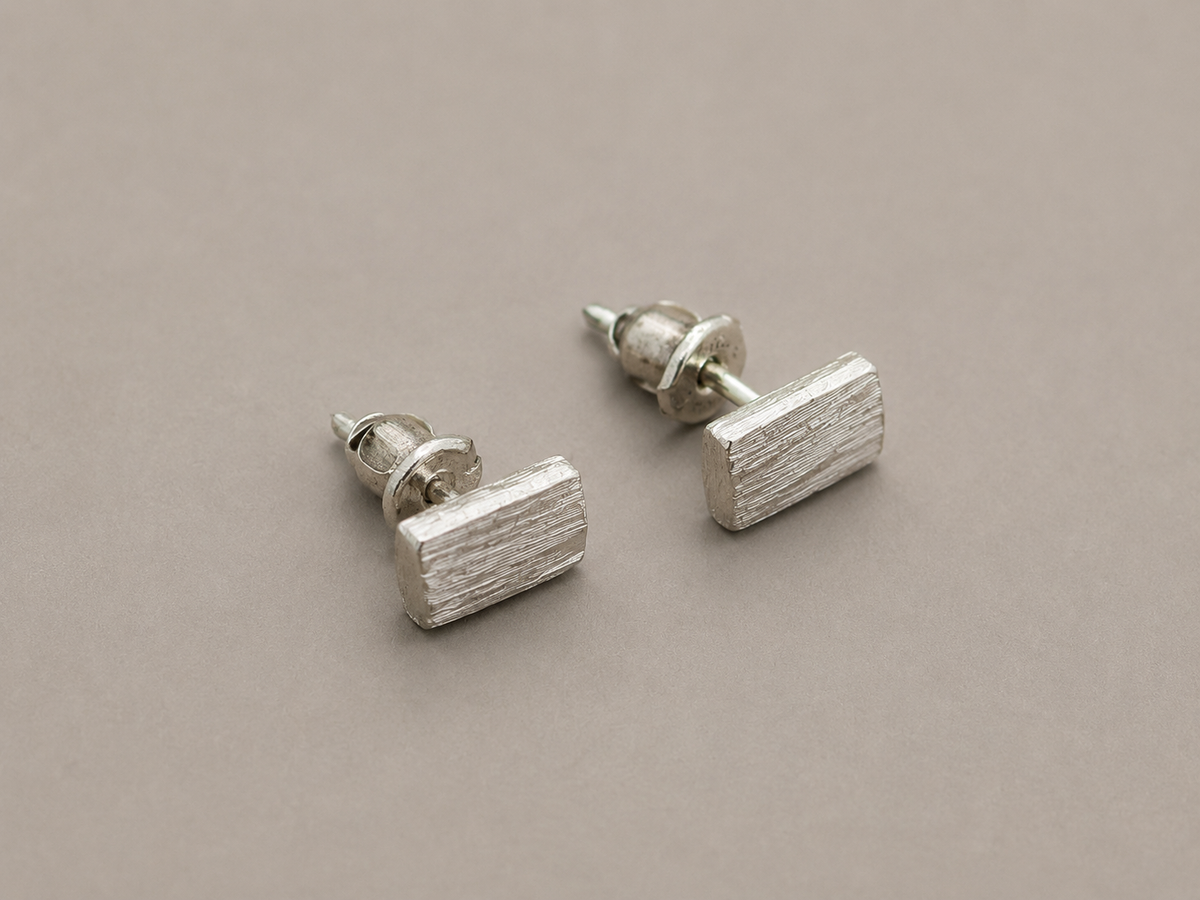 Precious Wood Block Earrings