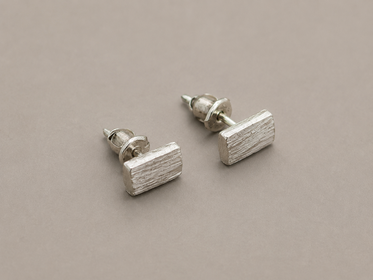 Precious Wood Block Earrings