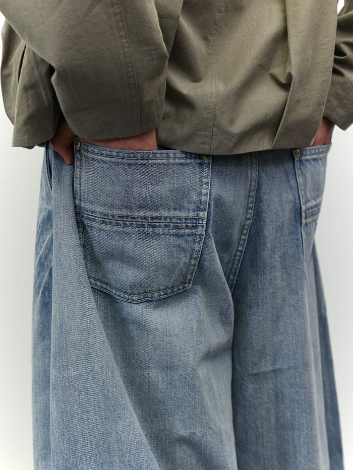 Washed Cocoon Jeans (Light)