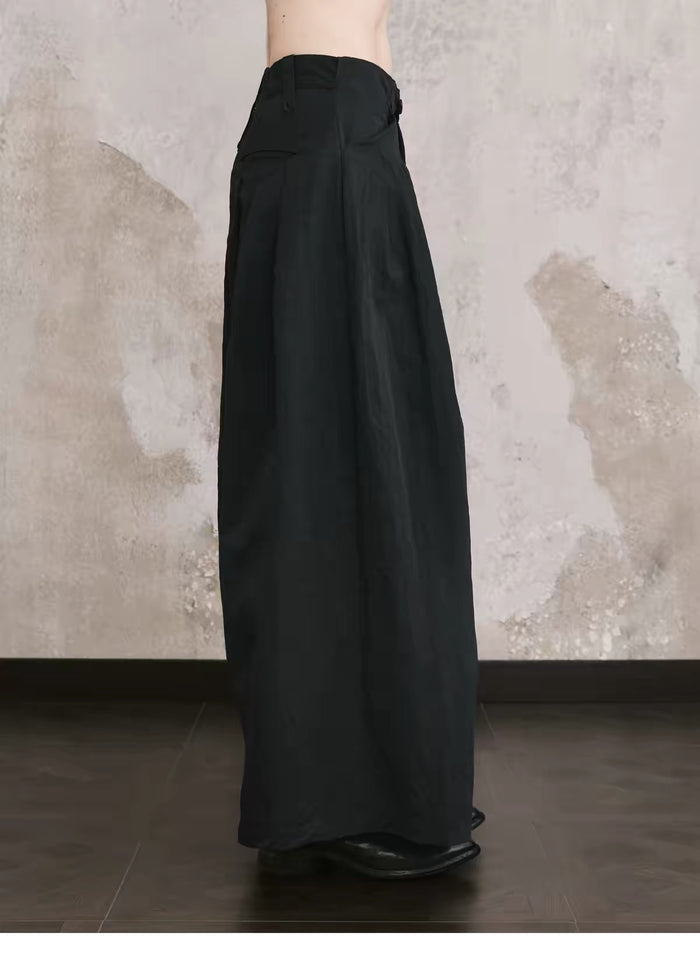 Multi-Pleat Samurai Pants