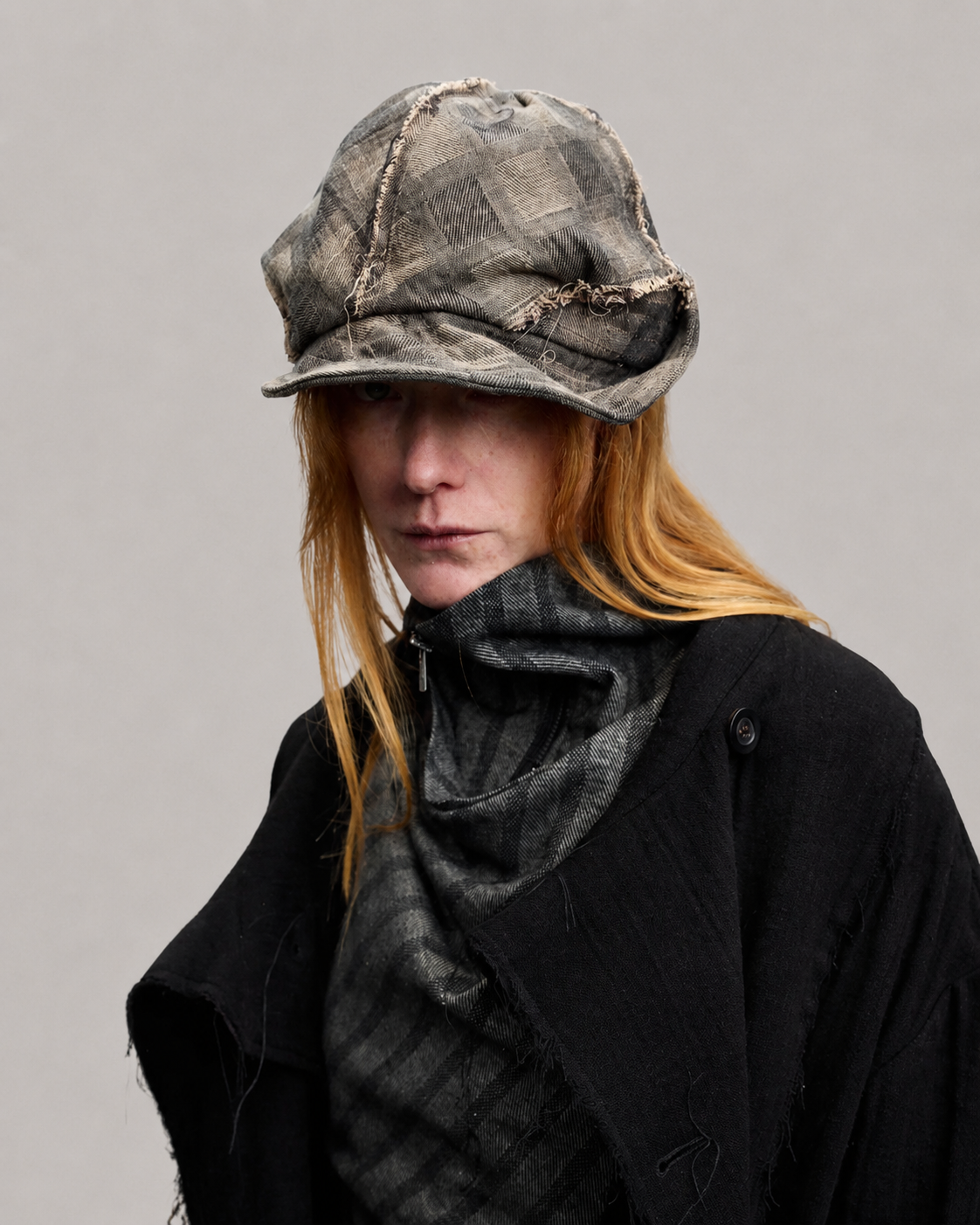 Raw-Edge Folded Hat