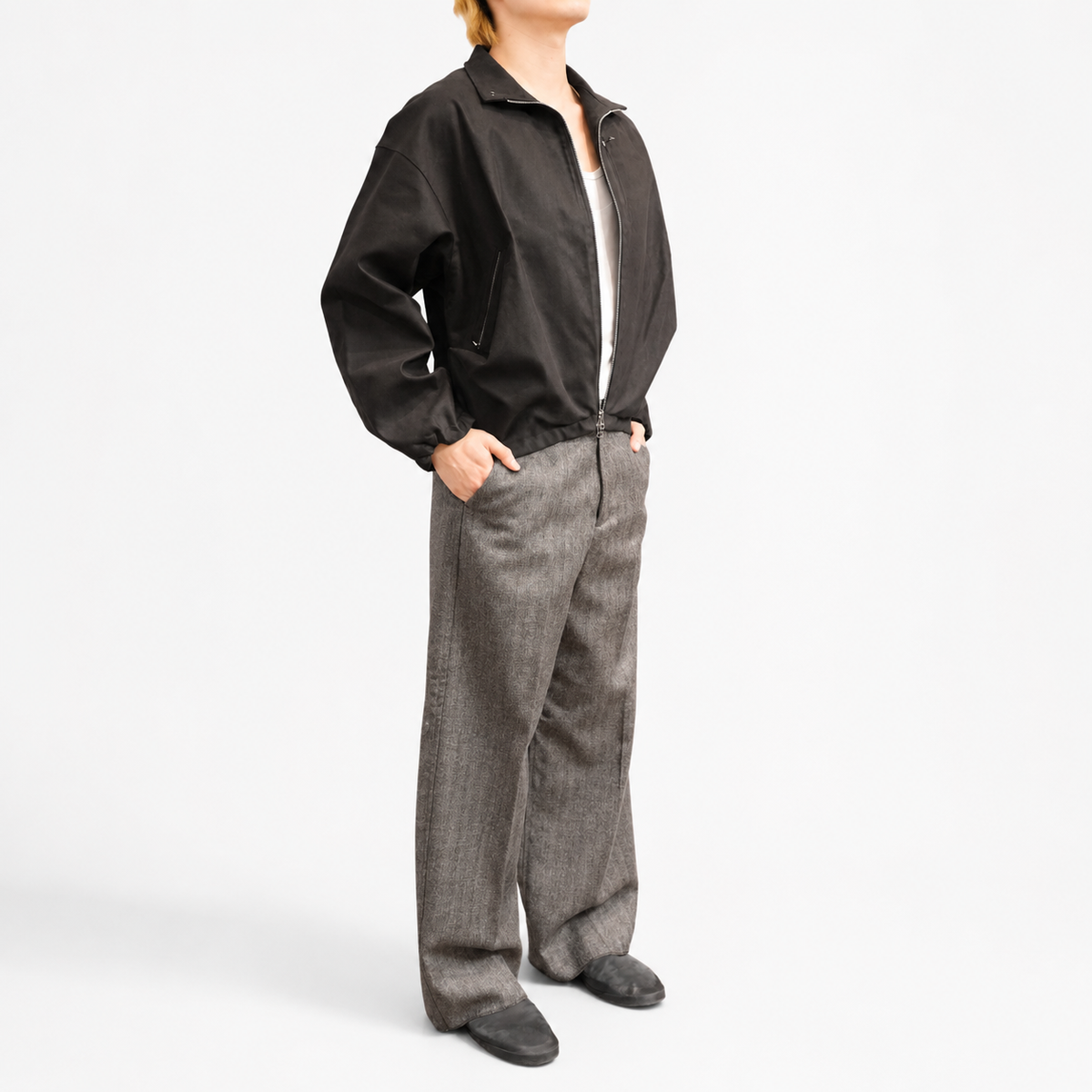 Draped Blouson