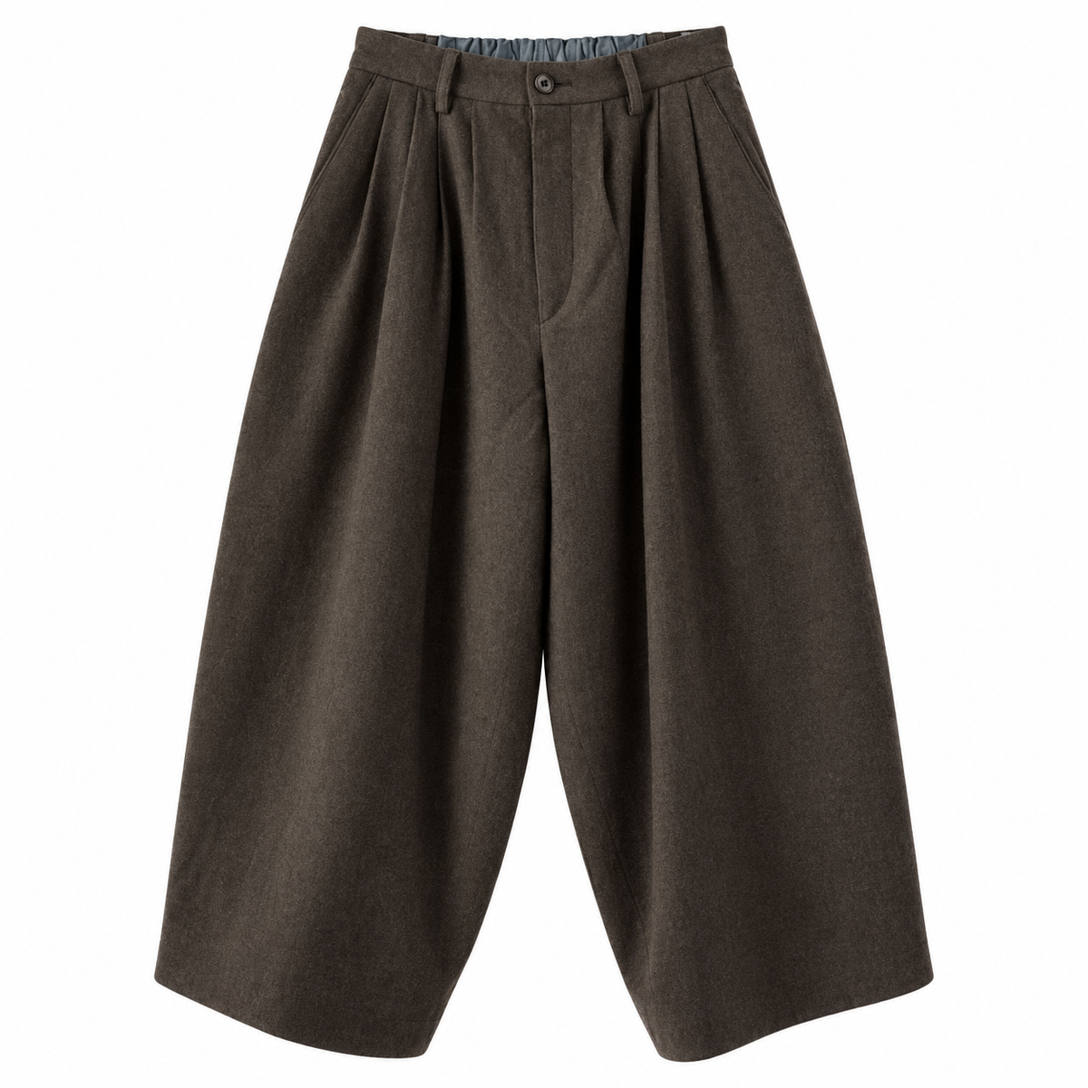 Four-Pleat Relaxed Trousers