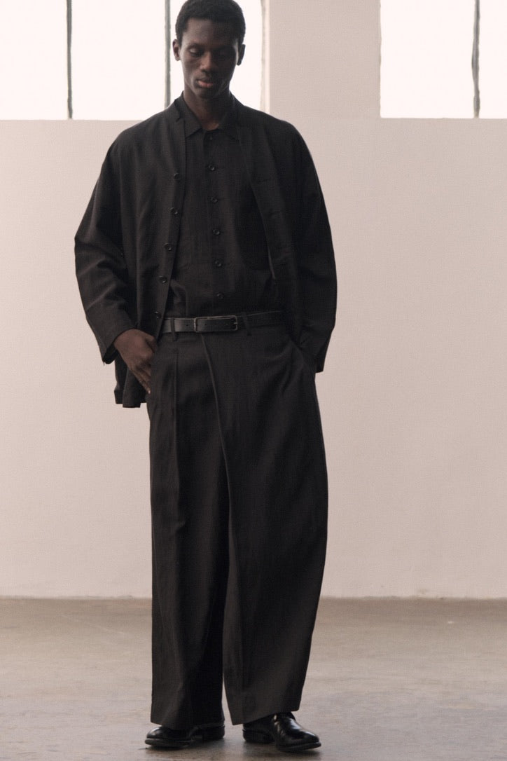 Side-panel wide-leg culottes