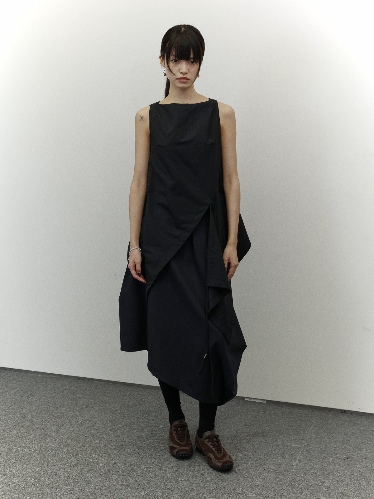 Wool Asymmetrical Skirt