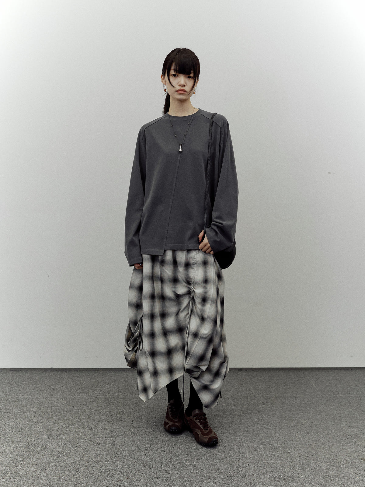Split Oversized LS T-shirt
