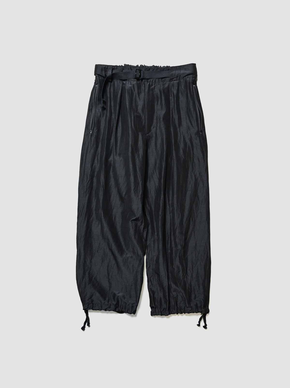 Barbell Object Tuck Wide Pants, Black