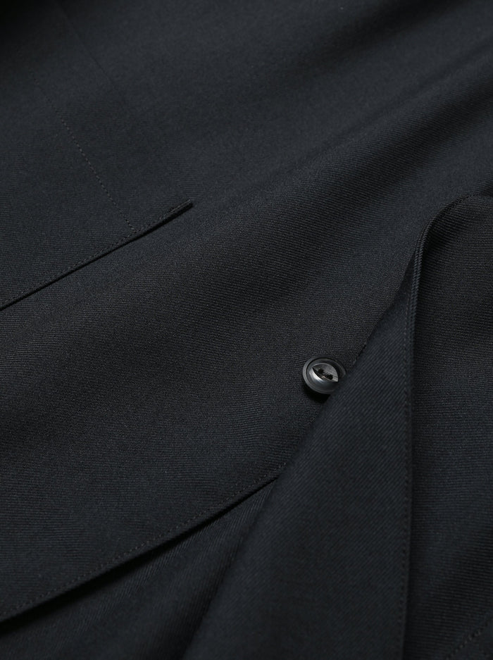 Barbell Object Unstructured Jacket, Black